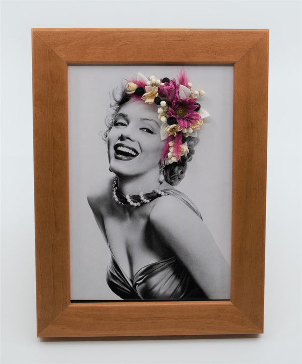Cadre floral - Marilyn Monroe